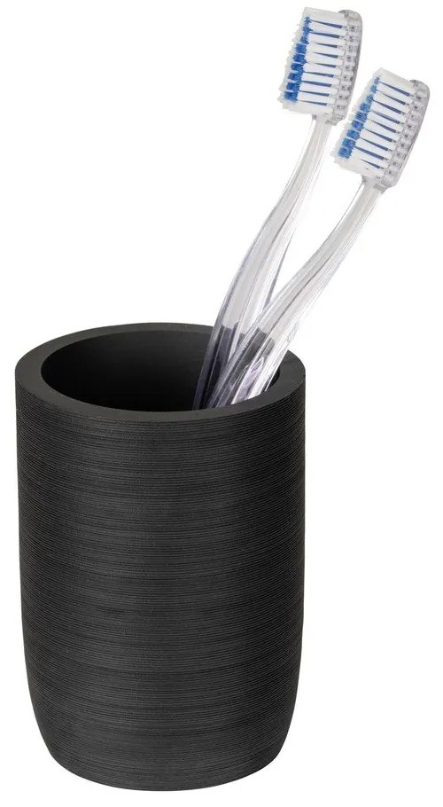Čierny téglik na zubné kefky z polyresínu Altavalle – Wenko