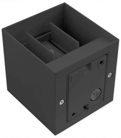 LED Vonkajšie nástenné svietidlo 2xLED/3W/230V IP54 antracit