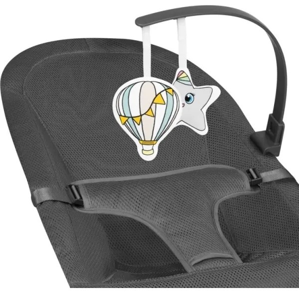 Lionelo - Detská hojdačka JUNE šedá