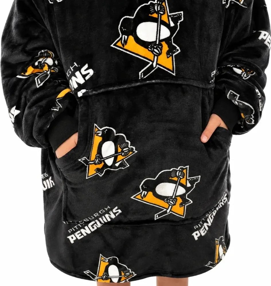 Mikinová televízna deka NHL Pittsburgh Penguins – veľ. S
