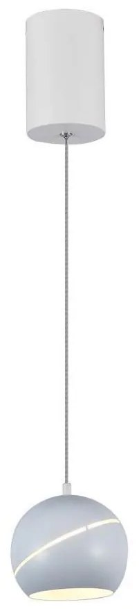 LED Luster na lanku LED/8,5W/230V 3000K biela