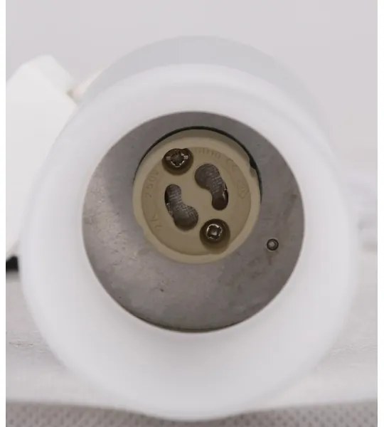 Bodové svietidlo TUBA 1xGU10/15W/230V šedá/biela