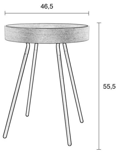 Odkladací stolík Zuiver Tray