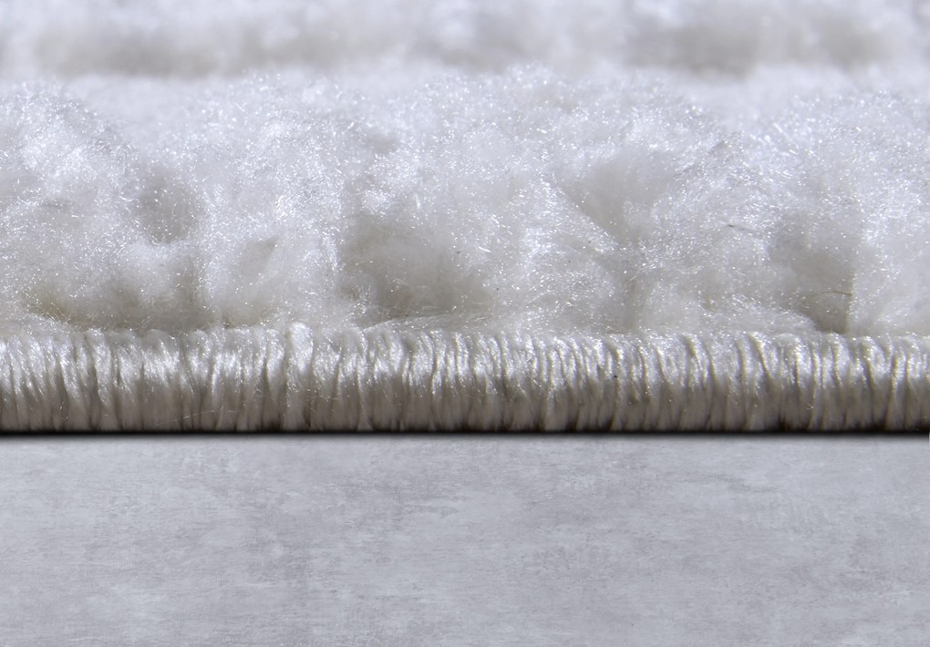 Behúň Gallery 106089 Cream z kolekcie Elle, 80x240, biela, obývacia izba, ELLE Decoration