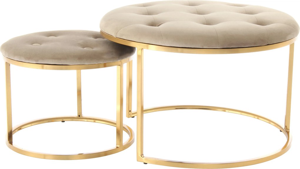 XXXLutz SADA TABURETIEK, 40/60/32/41/40/60 cm MID.YOU - Kreslá - 005937038703