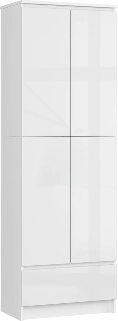 Skriňa Rexa 60 cm biela lesk