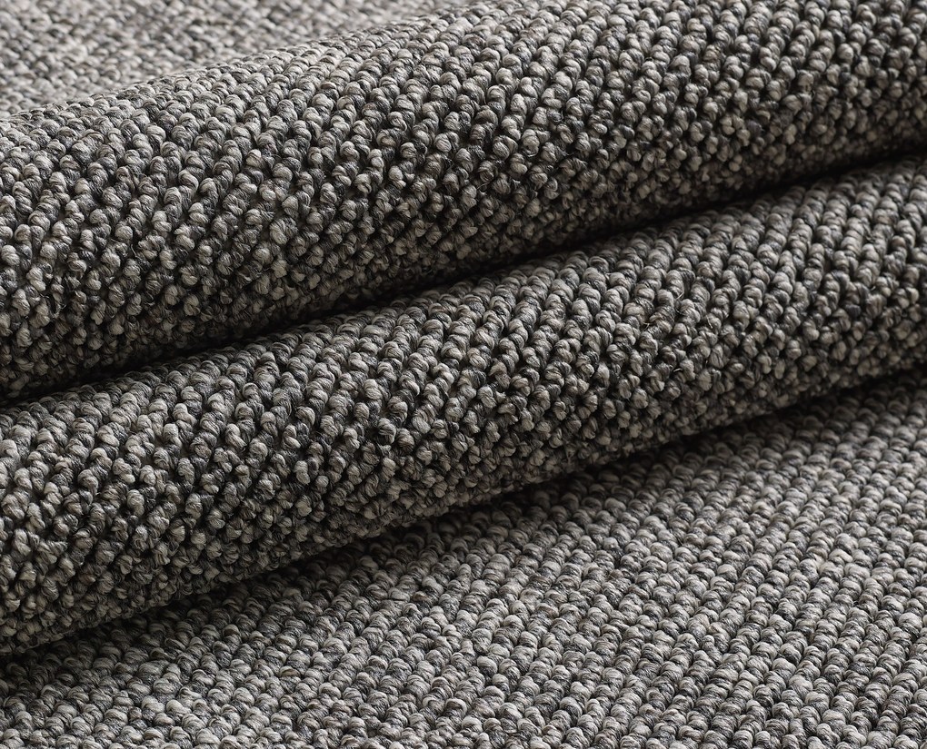 Ayyildiz, Koberec behúň Loom 4300 Grey, 80x250, šedá, obývacia izba