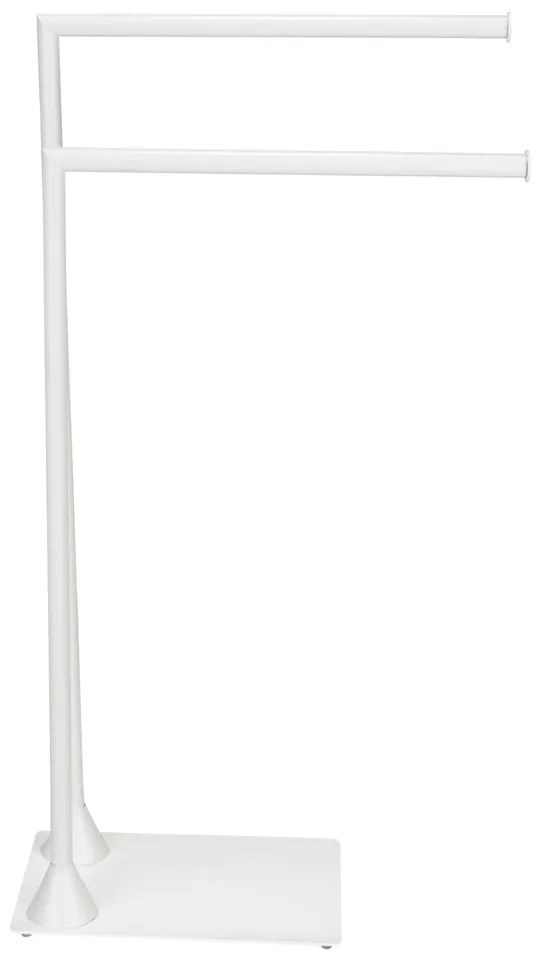 Biely oceľový stojan na uteráky Hella – Wenko