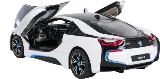 Model auta BMW i8 1:24 RASTAR biely