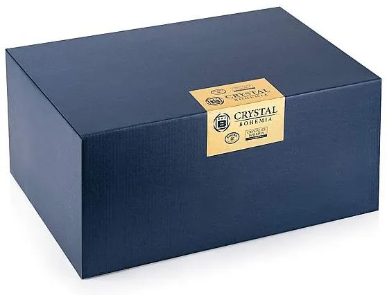 Crystal Bohemia poháre na víno Lorey ribbon 280 ml 6 ks