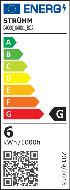 STRÜHM Dotyková stmievateľná stolná lampa BOA LED WHITE RGB 4000