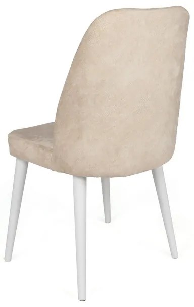 Sada jedálenských stoličiek Dallas Beige andWhite, 4 ks