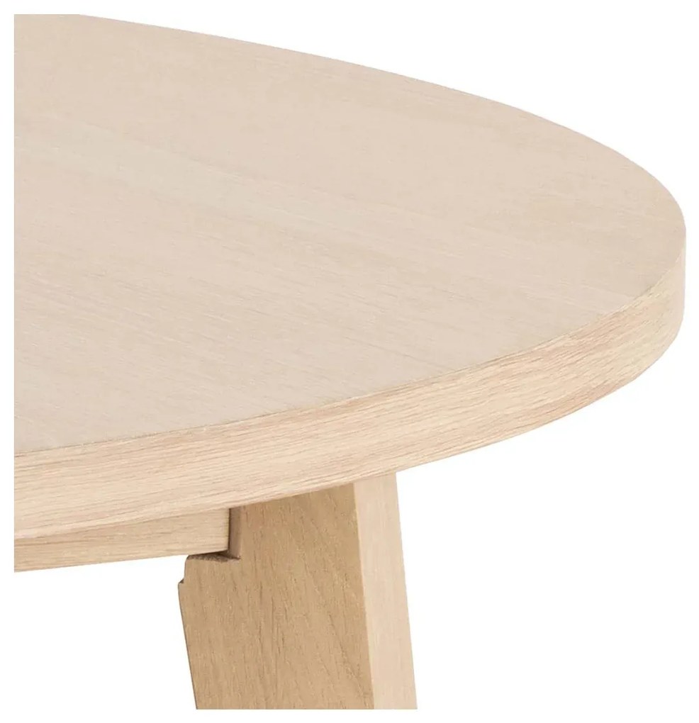 Rozkladací jedálenský stôl A-line 120/220 cm bielený dub