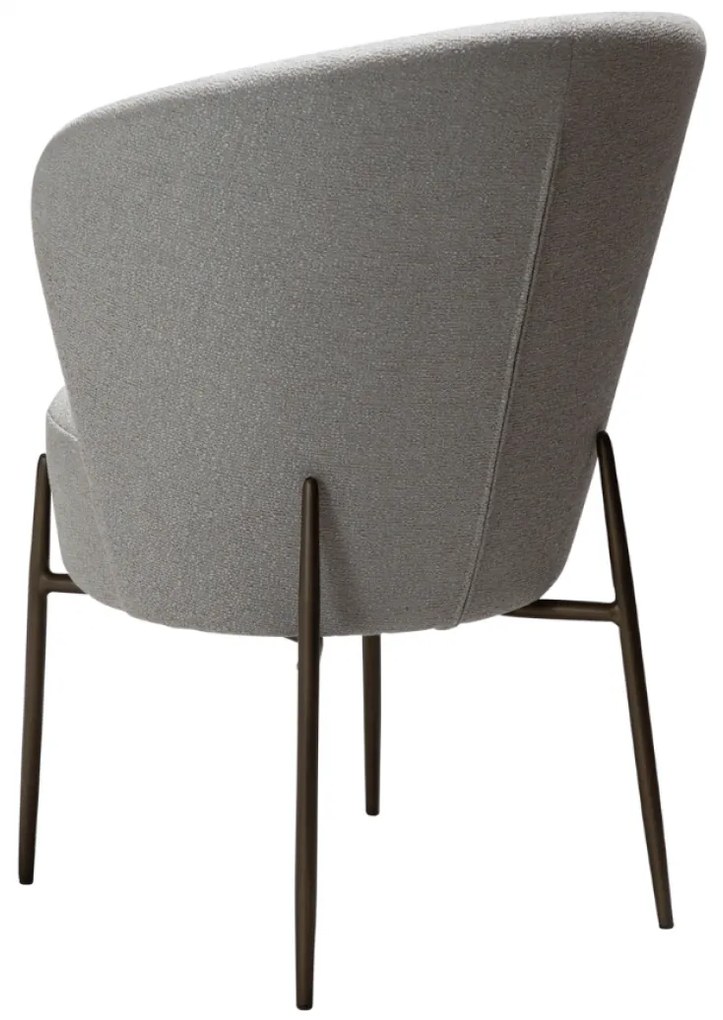 ORBIT ČALÚNENÁ STOLIČKA cashmere bouclé/black