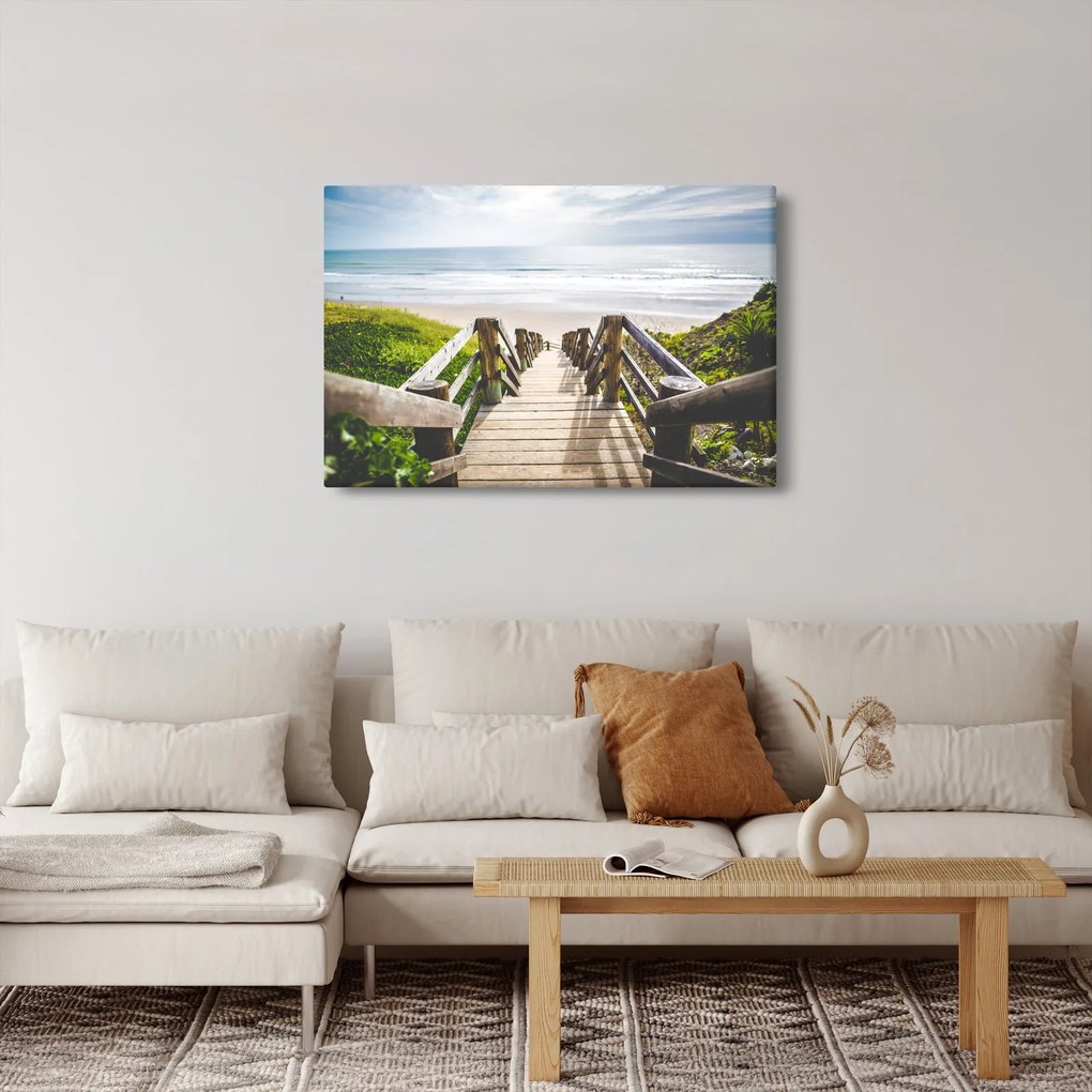 Obraz - Vstup na pláž (90x60 cm)
