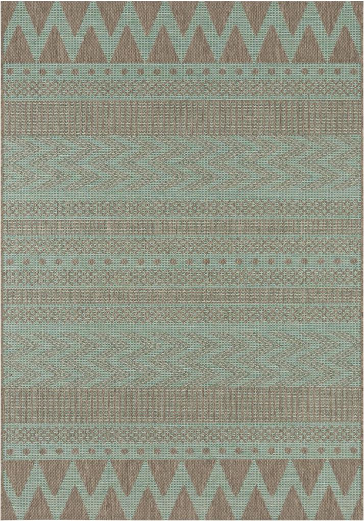 Bougari - Hanse Home koberce Kusový koberec Jaffa 103880 Green/Taupe - 70x140 cm