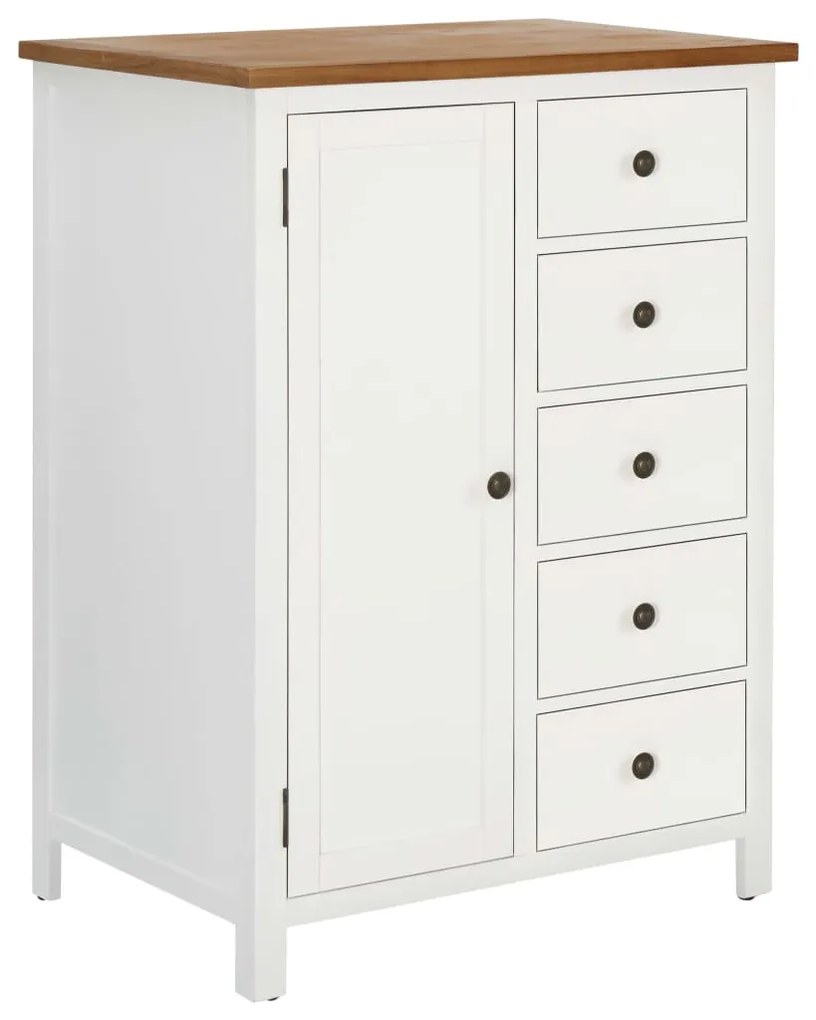 vidaXL Šatník 76x52x105 cm masívne dubové drevo