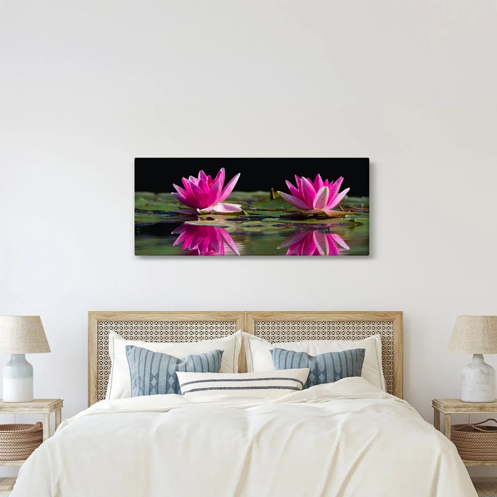 Obraz lekien na vode (120x50 cm)