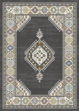 BE Koberec Malaga 8171  BROWN – hnedý obdĺžnikový Rozmer: 120x180 cm