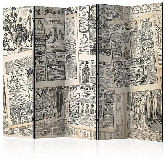 Paraván - Vintage Newspapers II [Room Dividers]