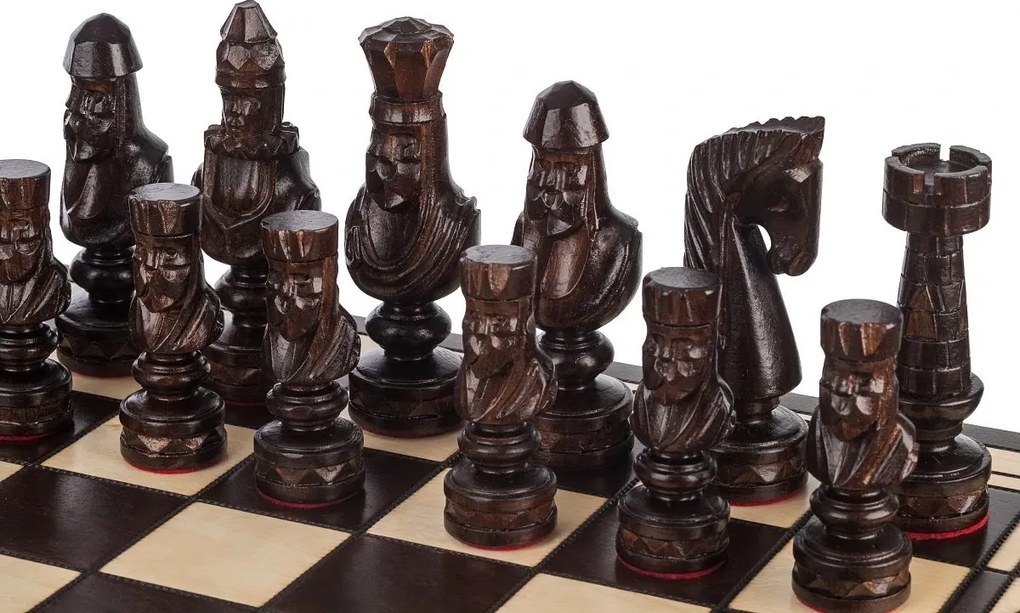 ČistéDrevo Drevené šachy 60 x 60 cm