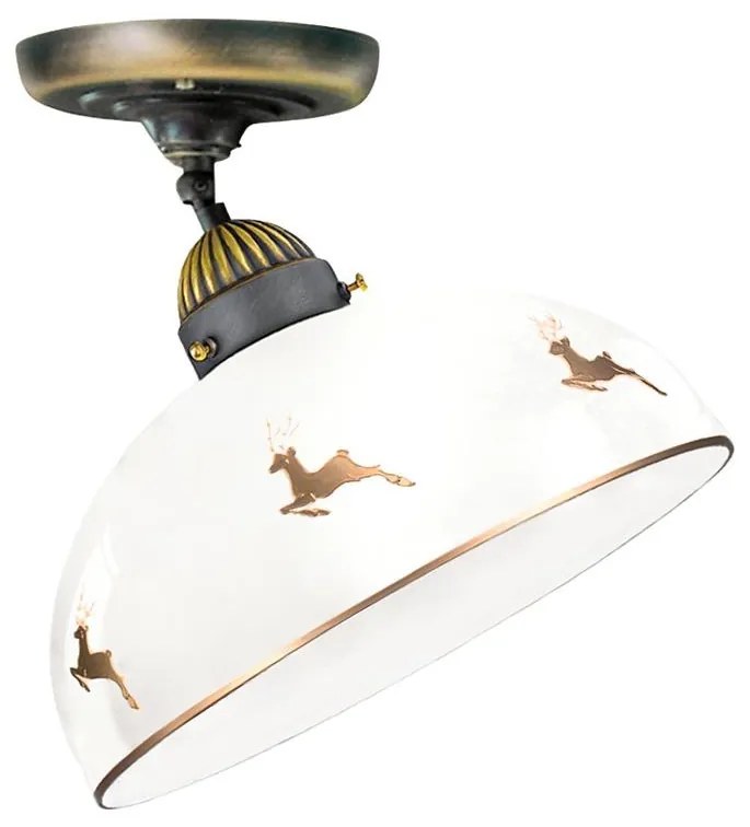 Kolarz 731.10.150- Prisadený luster NONNA 1×E27/75W/230V, priemer 20 cm, jelení rose gold