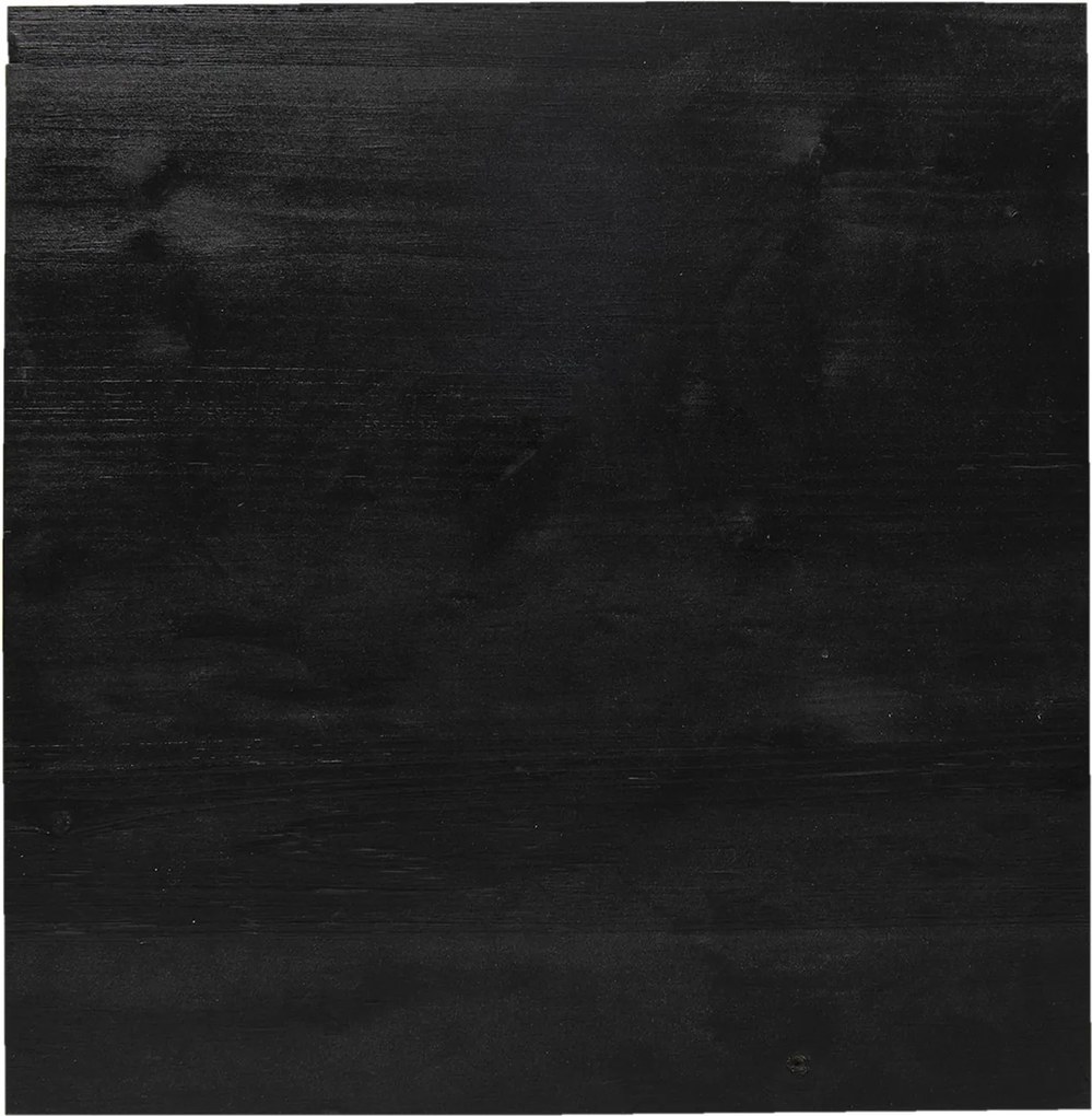 Zlatý kovový odkladací stolík Stefano s čiernou doskou - 40 * 40 * 55 cm