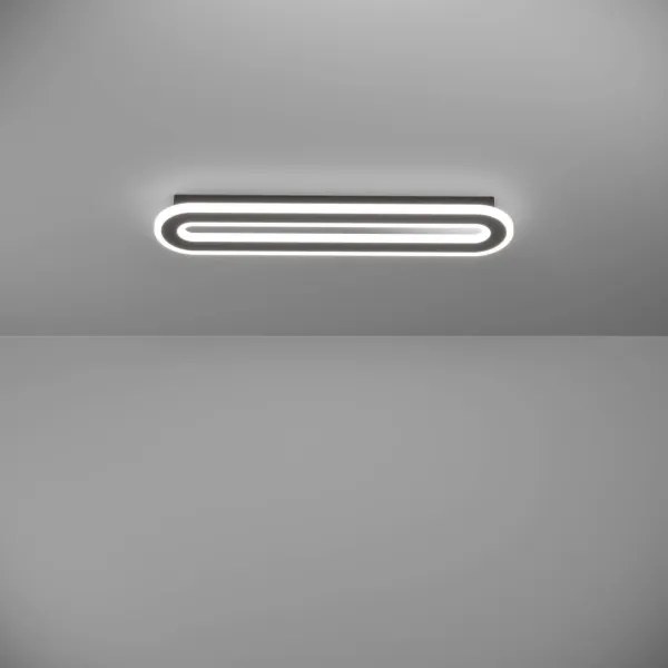 Eglo 901243 - LED Stmievateľné stropné svietidlo MACCHIONI LED/20W/230V čierna + DO