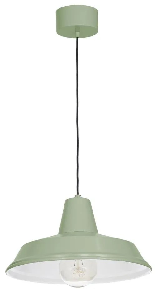 Luster na lanku CLASS 1xE27/15W/230V zelená