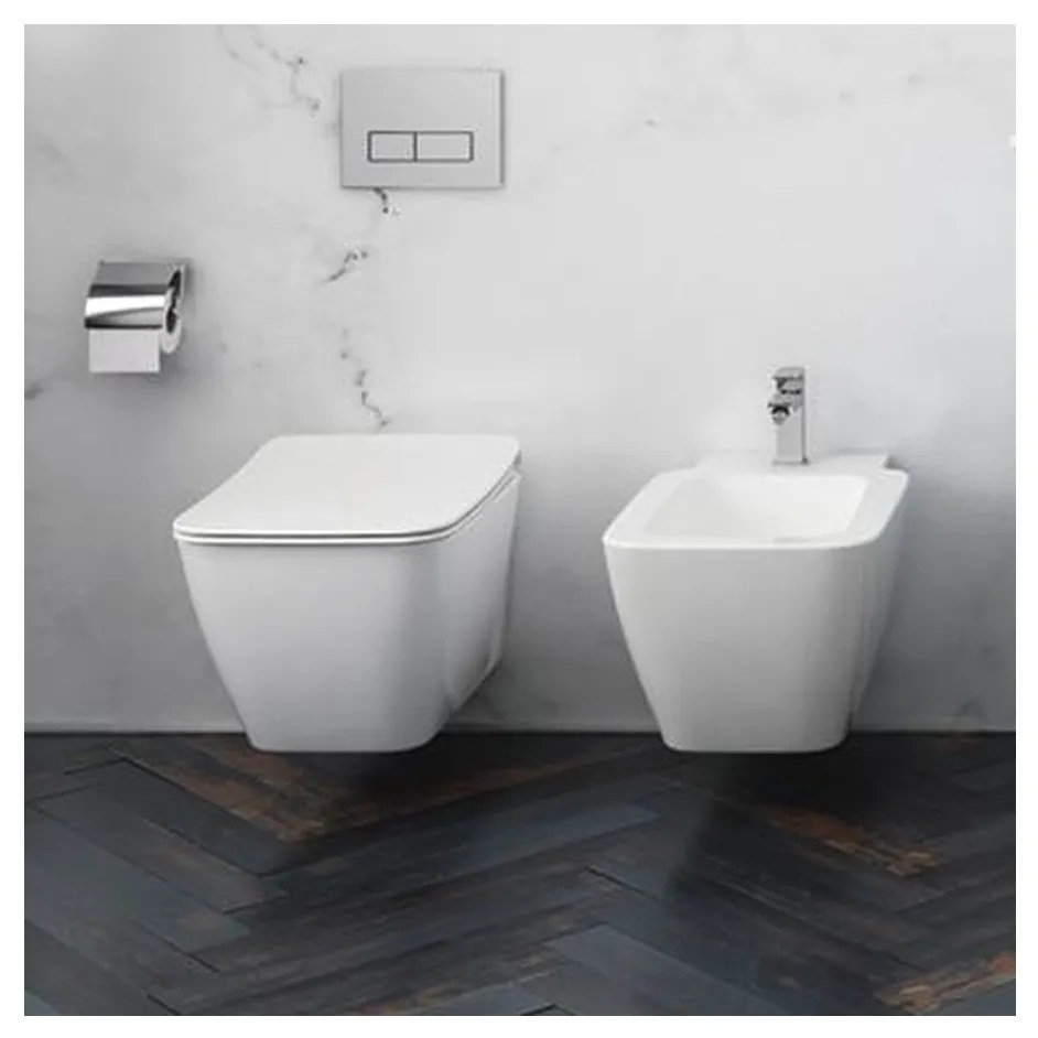 Ideal Standard Strada II SET - Závesné WC s AQUABLADE® technológiou + sedátko, biela T359701