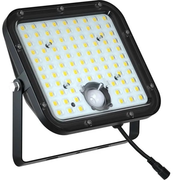 LED solárny reflektor so senzorom LED/30W/6,4V 4000K