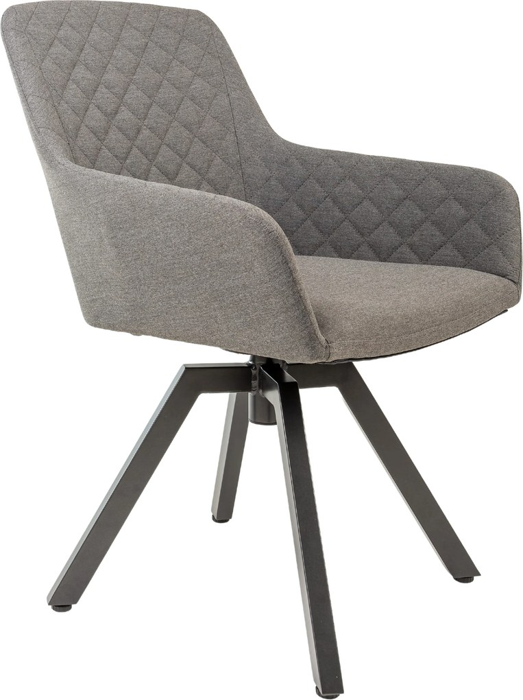 Doppler PRATO PARIS sivá, otočné kreslá, 8+1