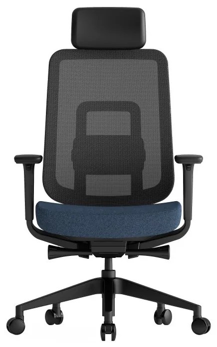 Kancelárska ergonomická stolička K42 — sieť, látka, čierna / viac farieb Zelená