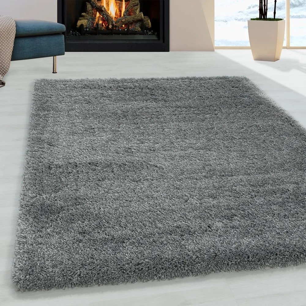 Sivý koberec 160x230 cm Fluffy – Ayyildiz Carpets