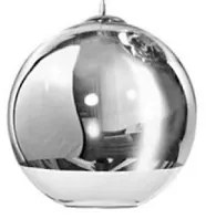 Azzardo - Náhradné sklo k lustru SILVER pr. 35 cm