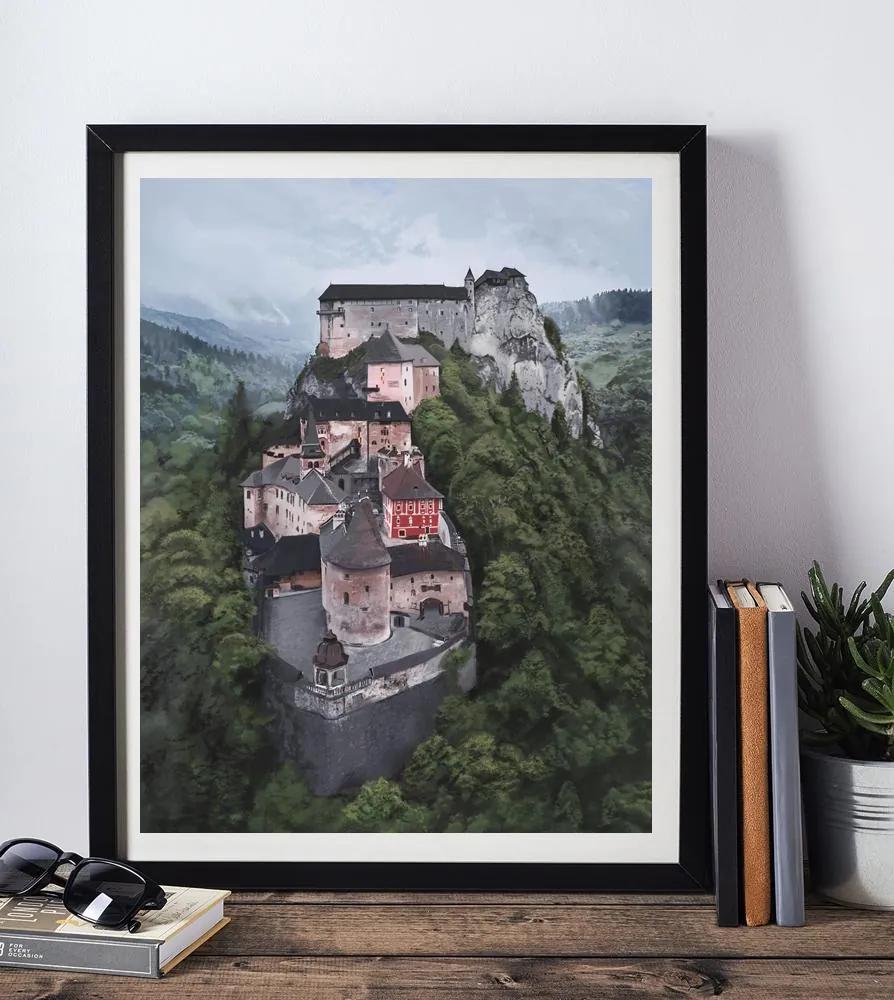 Poster Oravský hrad - Poster 50x70cm bez rámu (44,9€)