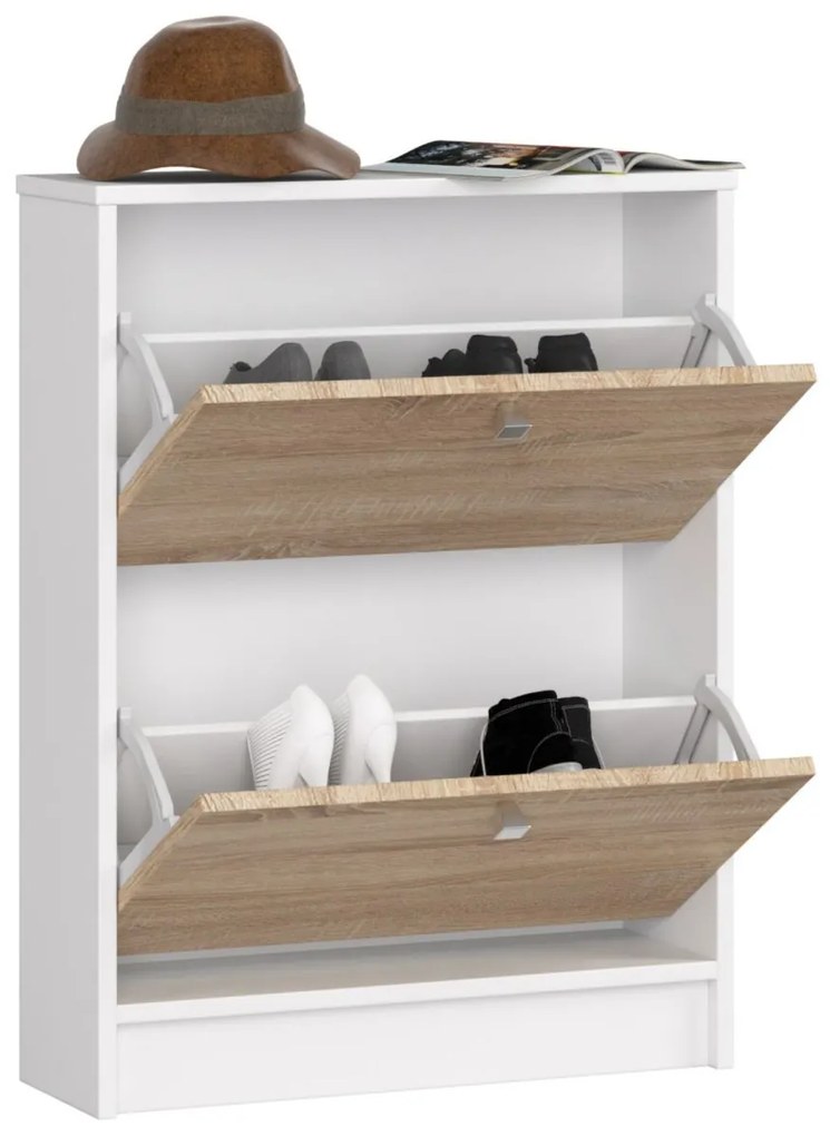 Botník Loroso hnedý/biely