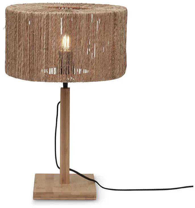 Stolná lampa gazuto 37 cm prírodná MUZZA