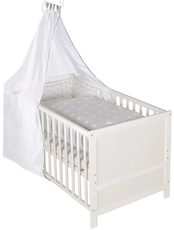 Biela postieľka 70x140 cm – Roba