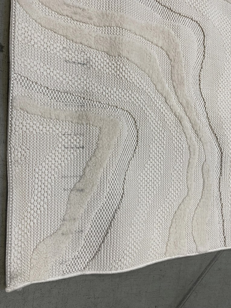 POŠKODENÝ: Kusový koberec Lexi 42304-060, 160x230, biela, obývacia izba, Balta