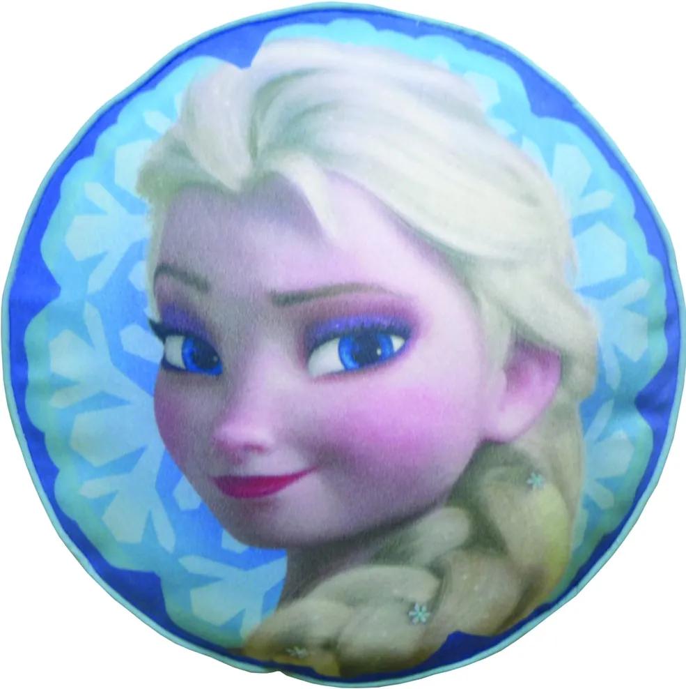 CTI Plyšový vankúšik Frozen Elsa (Ľadové kráľovstvo) priemer 36 cm