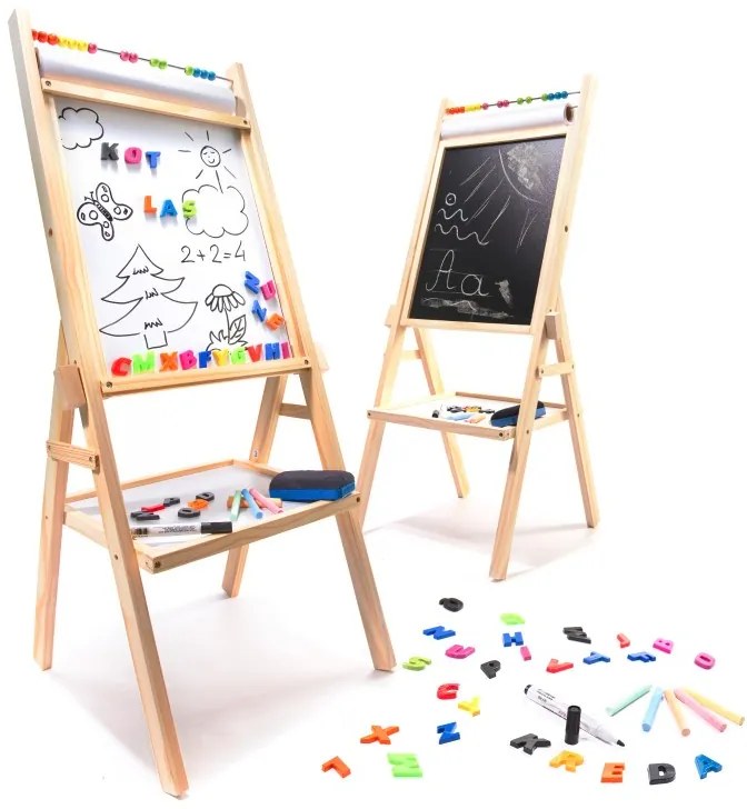 6489 DR Detská magnetická tabuľa 2v1
