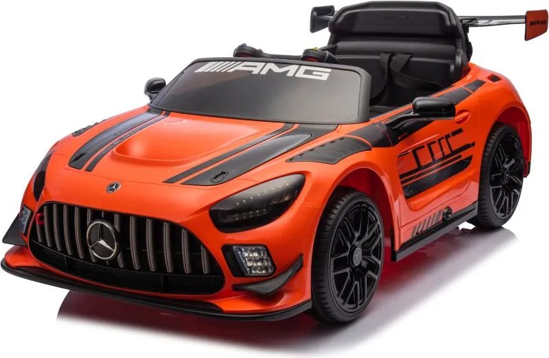 LEAN CARS Elektrické autíčko Mercedes AMG GT3, oranžové