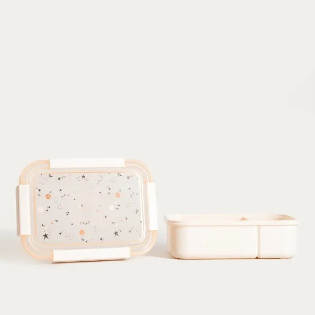 Obedový box SPACEKID krémový 749629