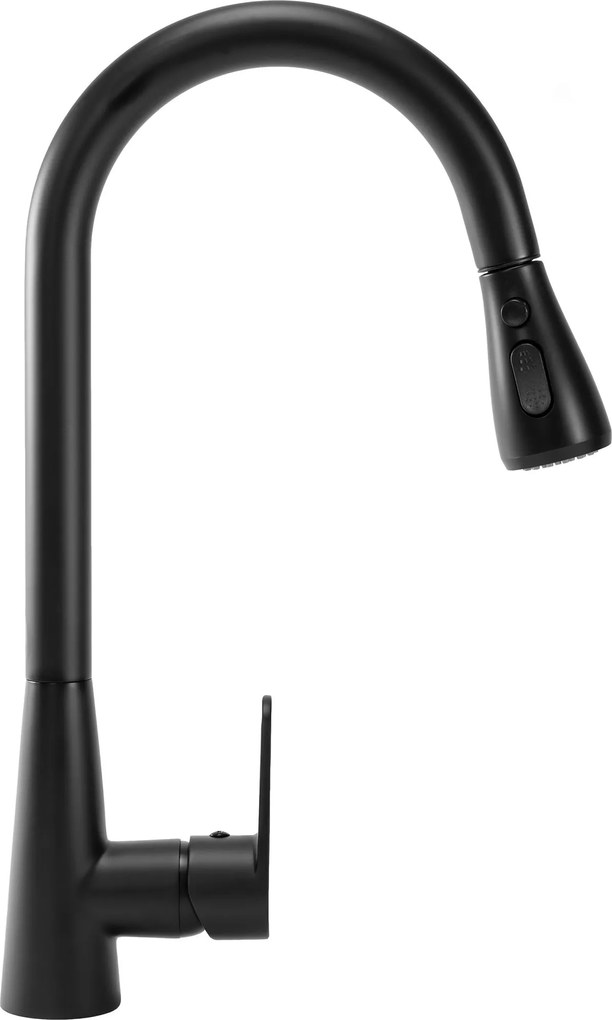 Rea Mild, stojanková kuchynská batéria, čierna matná, REA-B4800