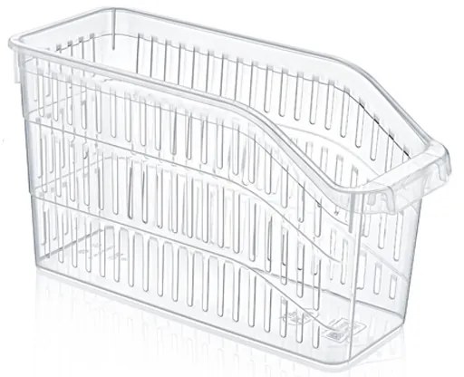 Organizér, košík do chladničky aj police – ADEL vysoký, transp., 30 x 13 x 17 cm