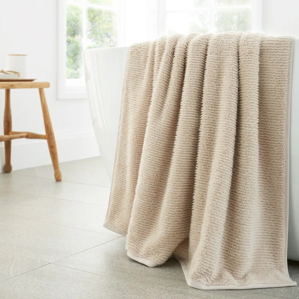 Béžová bavlnená osuška 100x150 cm Soft Zero Twist Spa Towel – Bianca