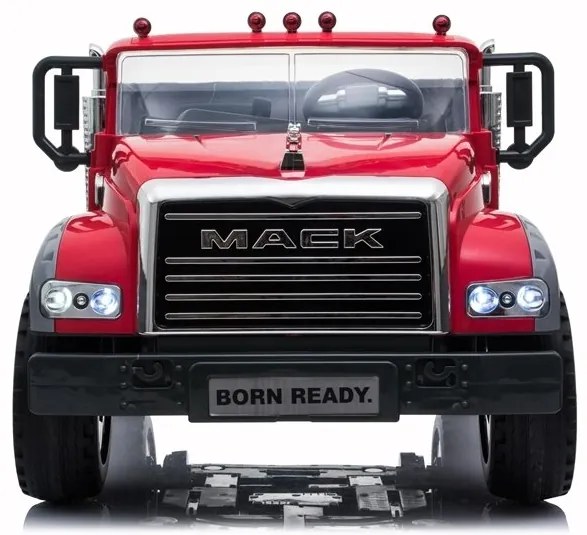 LEAN CARS Elektrické autíčko Mack LB-8822 - červené - 2x45W - 12V7Ah - 2021