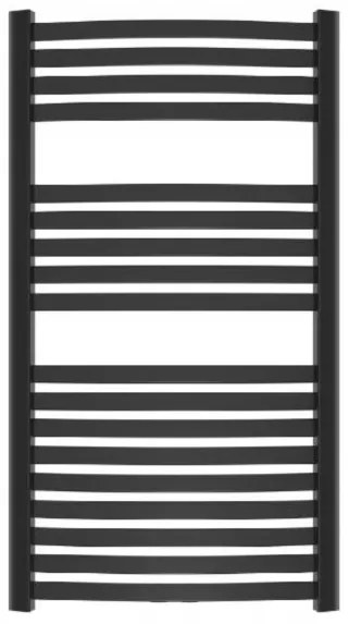 Invena Invena, kúpeľňový rebríkový radiátor 540x1000 mm 446W, čierna matná, UG-03-100-A