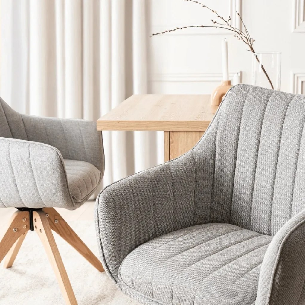 PROXIMA.store - Otočná jedálenská stolička LEMON FARBA: sivá
